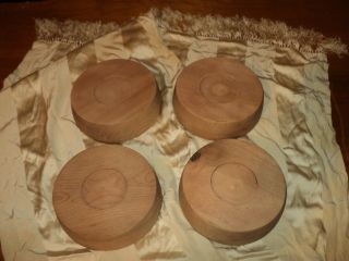 Wood Wooden Salad Bowl Set Of 4 Matched Modern 1 Piece Const Set Of 4 photo