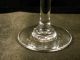 19th C Blown Plain Stem Wine Glass Stemware photo 1