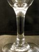 19th C Blown Plain Stem Wine Glass Stemware photo 2