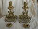 Pair Of Antique French Bronze Candlestick,  Later 19th Century, . Metalware photo 1