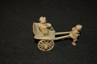 Carved Rickshaw Containing People - Old From Estate Collection photo
