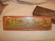 Vintage Wooden Pencil Box With Scene Graphics. Boxes photo 1