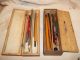 Vintage Wooden Pencil Box With Scene Graphics. Boxes photo 4