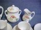 Antique Vtg 1800 ' S Moss Rose Briar Rose English Childs Lg Tea Set Opaque E China Teapots & Tea Sets photo 2