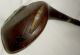 Vintage Wright & Ditson Black Iron Shaft Driver Leather Wrapped Handle Golf Club Other photo 3