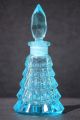 Christmas Tree Shape - Light Blue Colour - Czechoslovakia Perfume Bottle Perfume Bottles photo 1