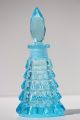 Christmas Tree Shape - Light Blue Colour - Czechoslovakia Perfume Bottle Perfume Bottles photo 2