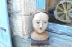Rare Antique German Millinary Paper Mache Head /art Populaire Other photo 10