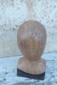 Rare Antique German Millinary Paper Mache Head /art Populaire Other photo 5