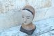 Rare Antique German Millinary Paper Mache Head /art Populaire Other photo 7