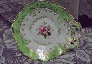 Antique Copeland & Garrett England Or Spode Footed Candy Dish Tray photo