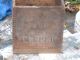 Vintage Hope Mills Pure Cayenne Pepper Wood Box Dovetail Wooden Crate Box Boxes photo 2