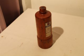 Old Wooden Bottle Mold photo