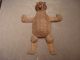 Antique Hand Carved Wood Bear Moving For Kids Toy Glass Eyes Carved Figures photo 1
