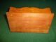 Vintage Wooden Wall Hanging Pipe Candle Match Salt Box Boxes photo 1