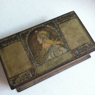 Whitman ' S Cigar Box Antique Vintage Metal photo