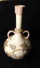 Antique Rudolstadt Pottery Raised Floral Rw Vases photo 10