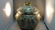 Large Oriental Design Covered Jar Urn Or Vase Nr Urns photo 1