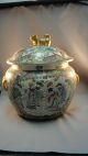 Large Oriental Design Covered Jar Urn Or Vase Nr Urns photo 4