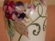 Old Antique Pickard Style Hand Painted Fine Porcelain China Vase Artist Signed Vases photo 2