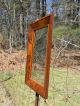 Large Antique Empire Ogee Crotched Flame Mahogany Mirror Mirrors photo 9