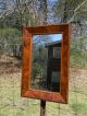 Large Antique Empire Ogee Crotched Flame Mahogany Mirror Mirrors photo 10