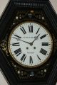 Antique French Oeil De Bouf Wall Clock - C.  1870 Clocks photo 1