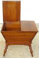 Vintage Maple Wood Bread Dough Box On Legs Boxes photo 2