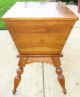Vintage Maple Wood Bread Dough Box On Legs Boxes photo 6