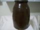 Aafa Hand Dipped Albany Slip Donaghho West Va.  Storage Stoneware Crock Crocks photo 2