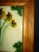 Framed Art Nouveau/art Deco Majolica Shamrock/3 - Leaf Clover Flowers Pottery Tile Tiles photo 8