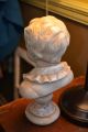 Vintage Marwal Porcelain/chalkware ?bust Of French Boy.  Shabby Chic.  1950s Signed Other photo 5