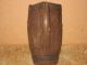 Antique Hand Carved Folk Art Wood Pitcher Jug Acorn Design Other photo 5