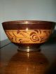 Antique Copper Lustre Bowl 2.  50h X 4.  75 