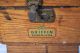 Vintage Griffin Shinemaster Shoe Shine Box Oak Dovetail Joints Working Latch Boxes photo 9