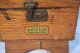 Vintage Griffin Shinemaster Shoe Shine Box Oak Dovetail Joints Working Latch Boxes photo 10