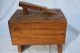 Vintage Griffin Shinemaster Shoe Shine Box Oak Dovetail Joints Working Latch Boxes photo 3