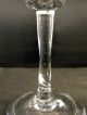 18th C Blown Continental Wine Glass With Folded Foot Bell Bowl Stemware photo 2