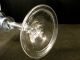 18th C Blown Continental Wine Glass With Folded Foot Bell Bowl Stemware photo 5