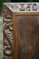 Stunning Gothic Oak Wooden Relief Carved Panel With Gargoyles C1901 & Monogram Carved Figures photo 4