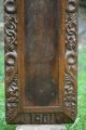 Stunning Gothic Oak Wooden Relief Carved Panel With Gargoyles C1901 & Monogram Carved Figures photo 6