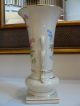 Lovely Vintage Floral Vase.  Double Handle/urn Style.  Cream Color,  Gold Trim Vases photo 1