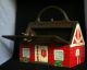 Hand Painted Wooden Iu Football,  Basketball Sports Lunch Box 