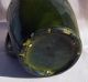 Antique Yelloware Green Salt Glaze Stoneware Pitcher 6 3/4 