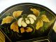 Vitage Tole Bread Tray - Hand Painted Toleware Metal Tray Toleware photo 1
