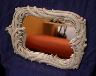 Restored Ornate Antique Art Nouveau Mirror photo