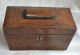 Antique English Mahogany Tea Caddy Sarcophagus Boxes photo 3