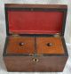 Antique English Mahogany Tea Caddy Sarcophagus Boxes photo 4