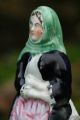 Mid 19th C.  Staffordshire Of Female Figurine With Basket Of Fish C1860 Figurines photo 9