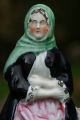 Mid 19th C.  Staffordshire Of Female Figurine With Basket Of Fish C1860 Figurines photo 2